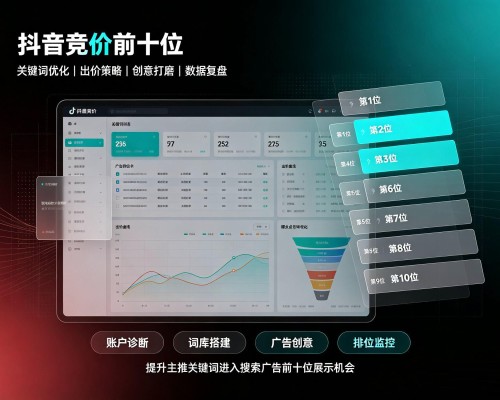 湖滨抖音搜索竞价